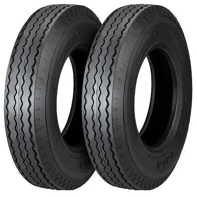 2 pack 8 145 trailer tires heavy duty load range g 145 inch